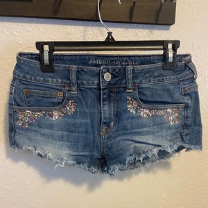 Denim shorts